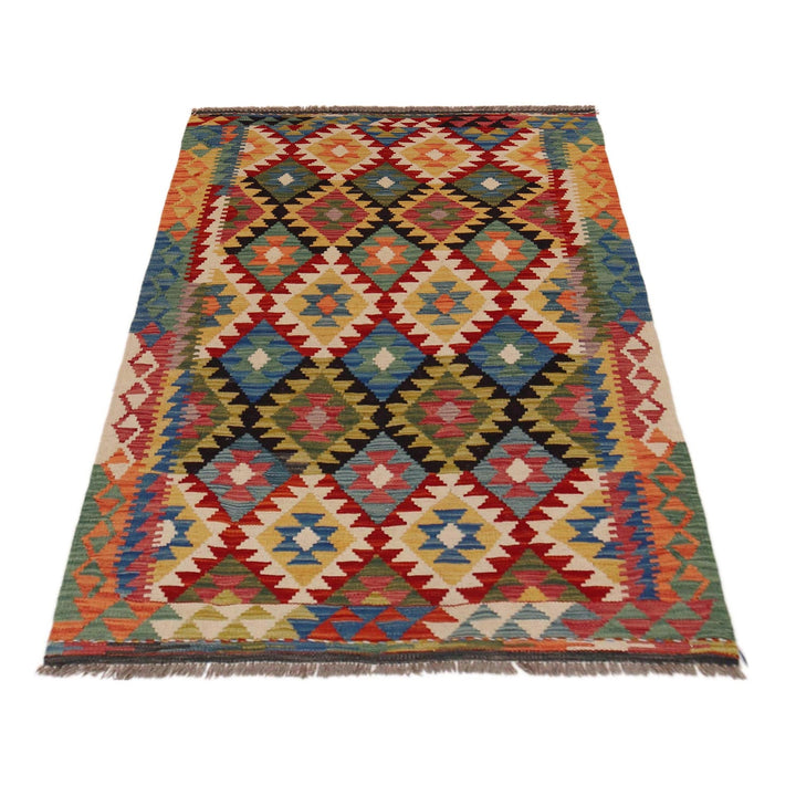 Small Size Chobi Kilim 3' 5" x 5' 0" - No. AL76675
