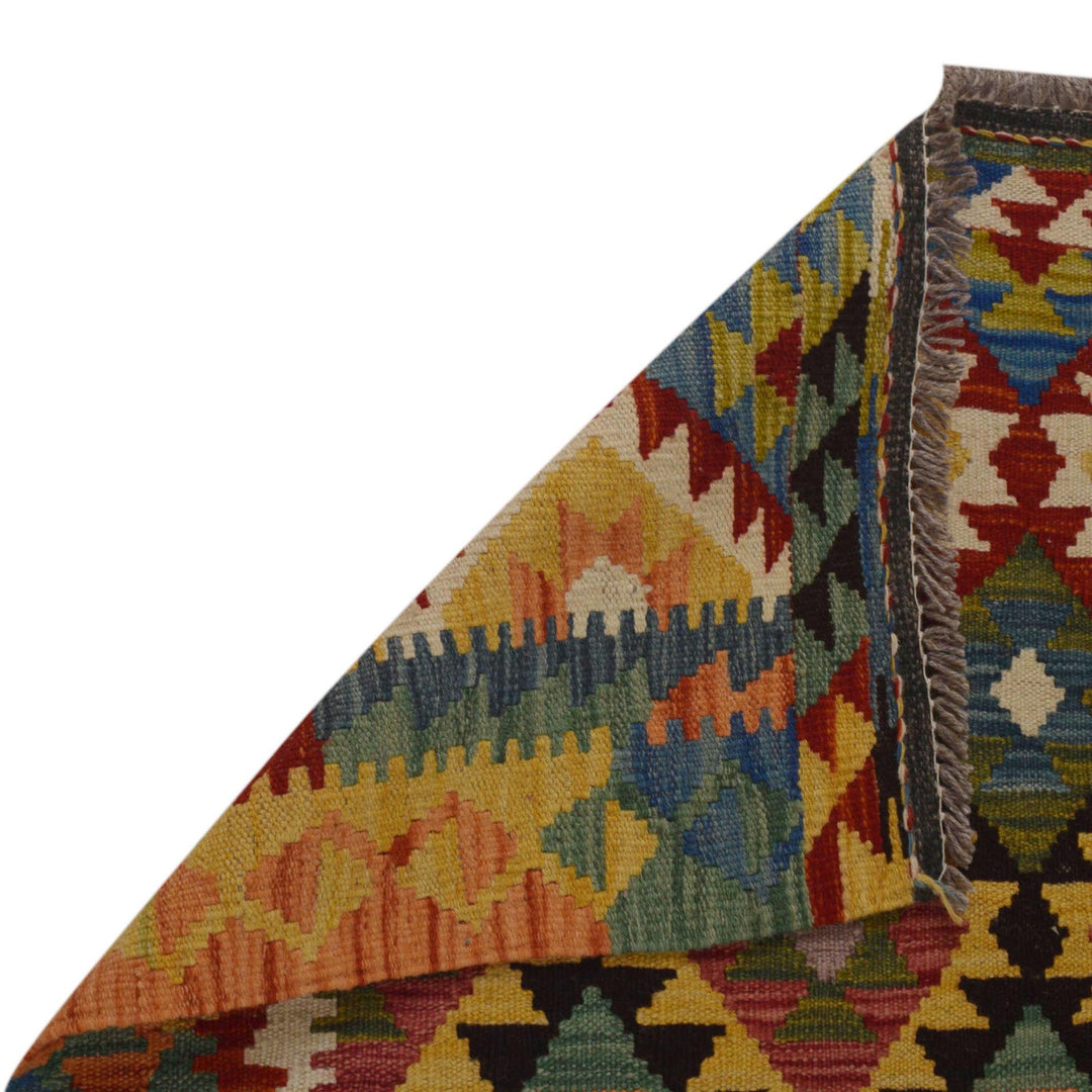 Small Size Chobi Kilim 3' 5" x 5' 0" - No. AL76675