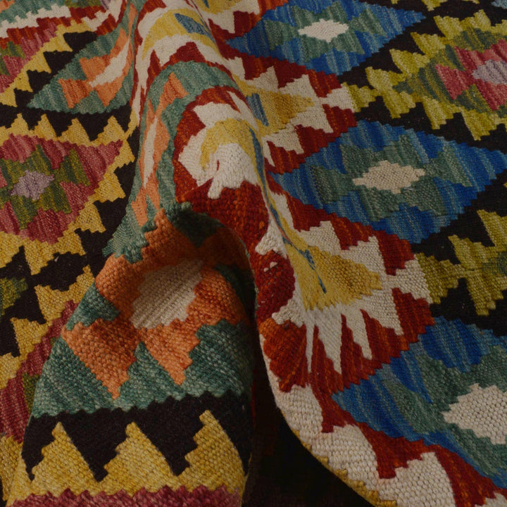 Small Size Chobi Kilim 3' 5" x 5' 0" - No. AL76675