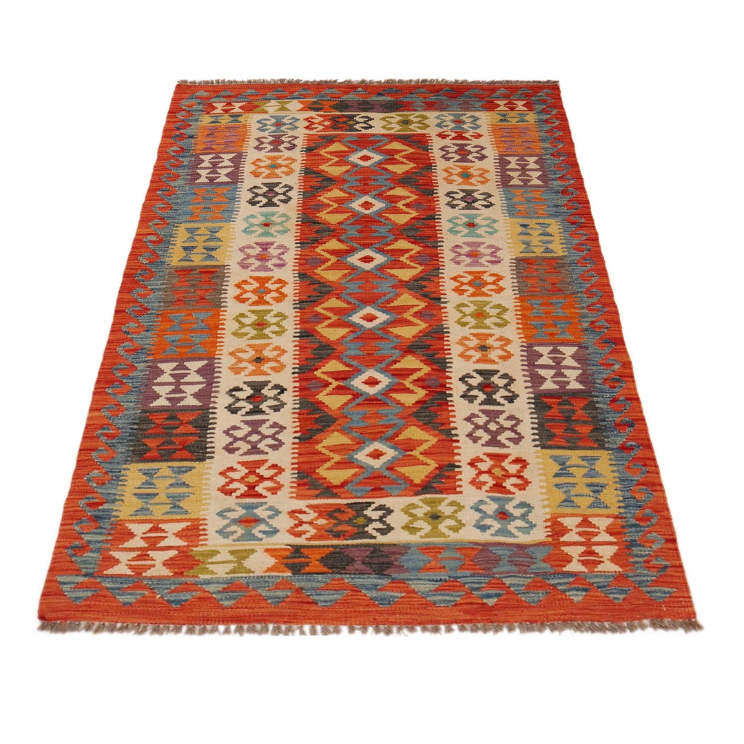 Hand Knotted Flatweave Kilim 3' 6" x 5' 6" - No. AL98717