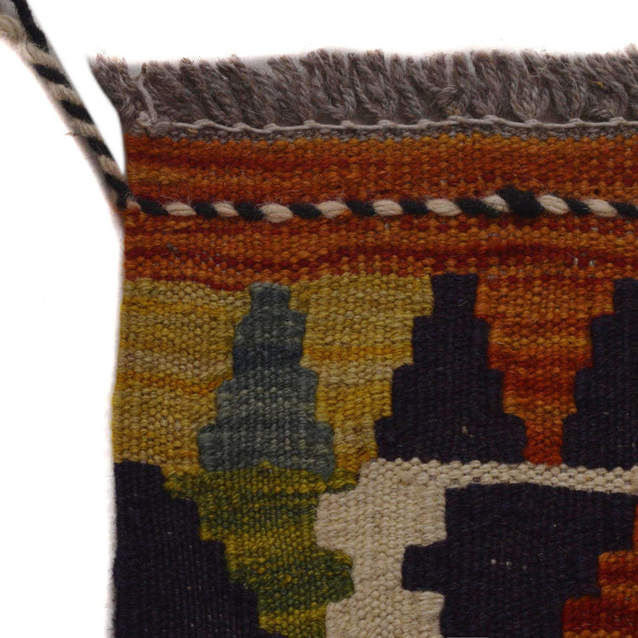 Handmade Afghan Vegetable Kilim 3' 3" x 4' 8" - No. AL66392