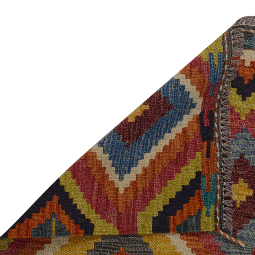 Handmade Vegetable Kilim 3' 1" x 5' 0" - No. AL44637