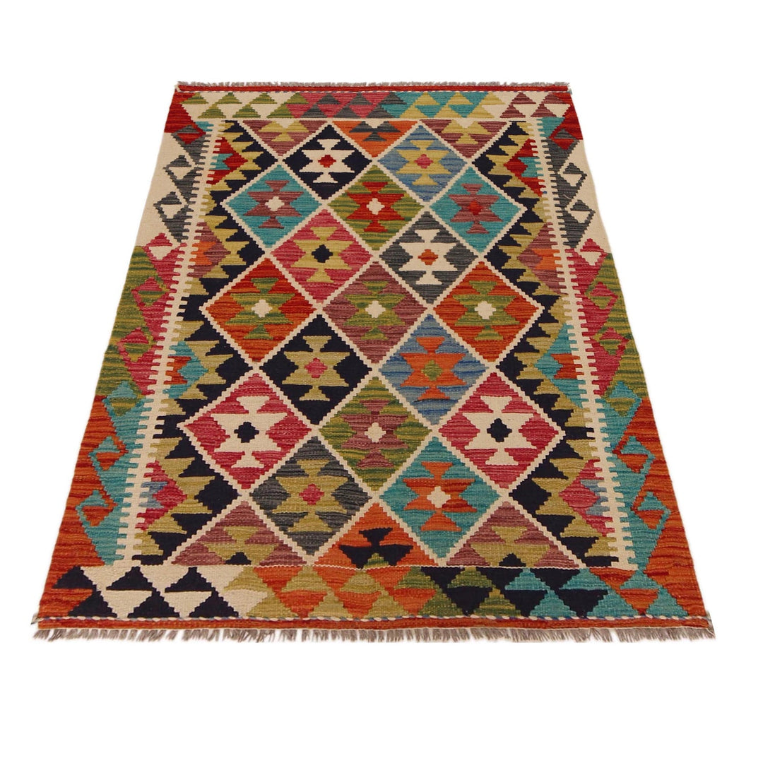 Small Size Chobi Kilim 3' 3" x 4' 10" - No. AL58615