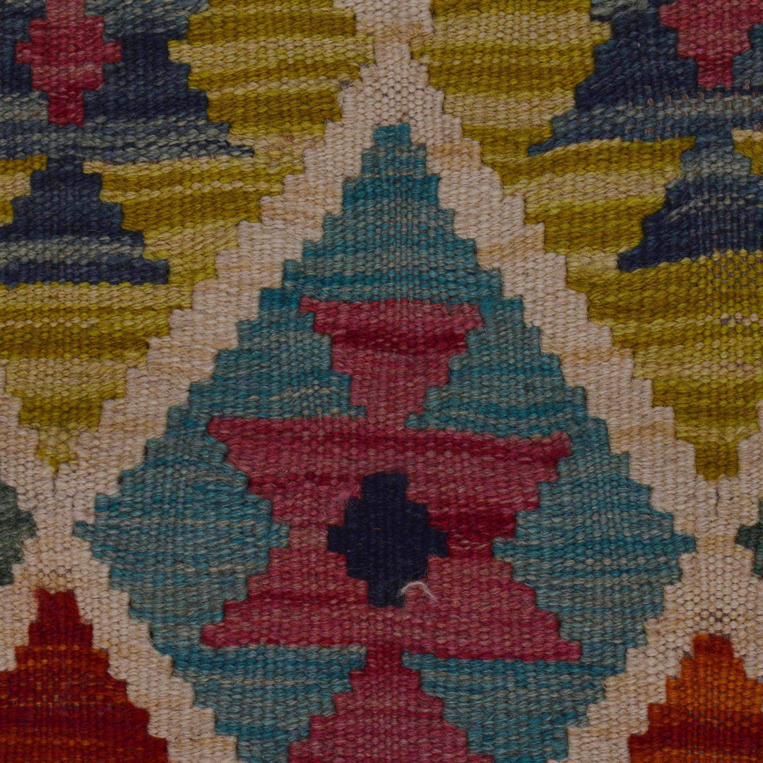 Handmade Afghan Vegetable Kilim 3' 4" x 5' 1" - No. AL47946