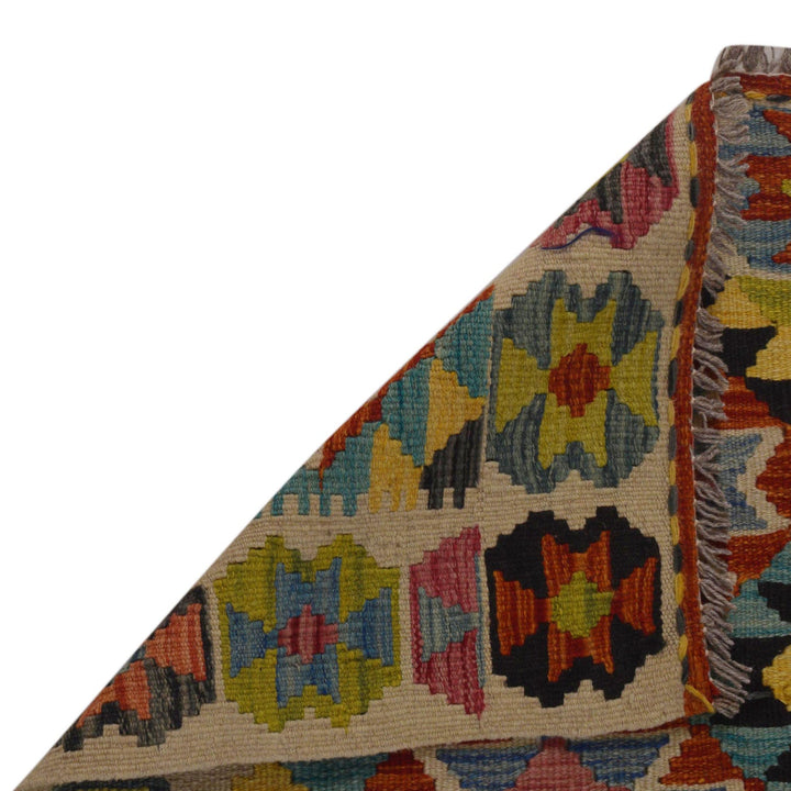 Small Size Chobi Kilim 3' 3" x 4' 10" - No. AL15362