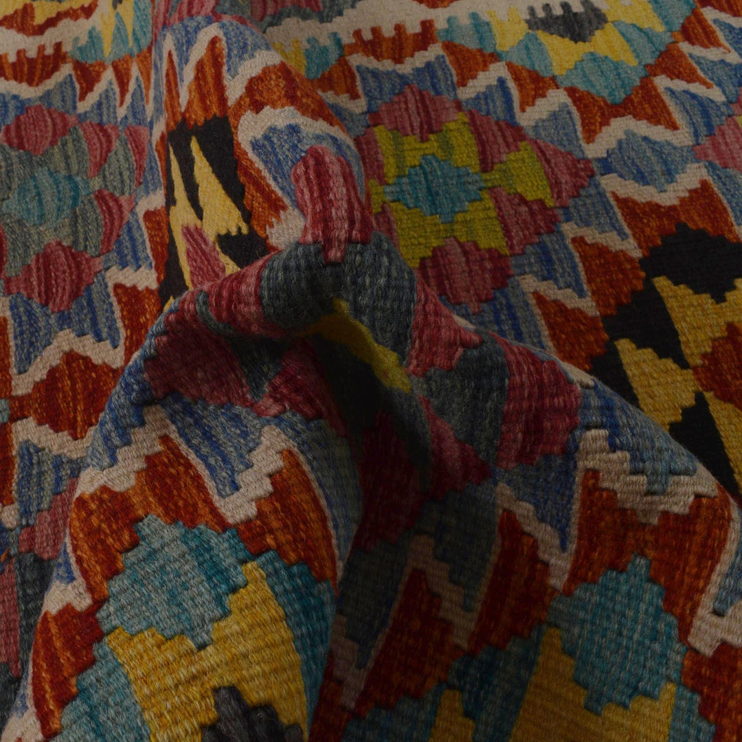 Small Size Chobi Kilim 3' 3" x 4' 10" - No. AL15362