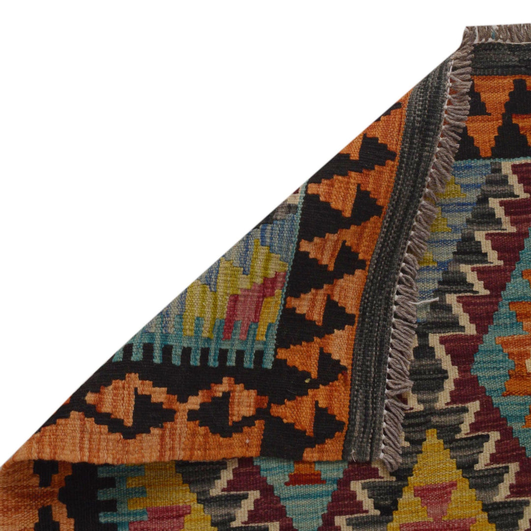 Handmade Vegetable Kilim 3' 6" x 4' 9" - No. AL99267