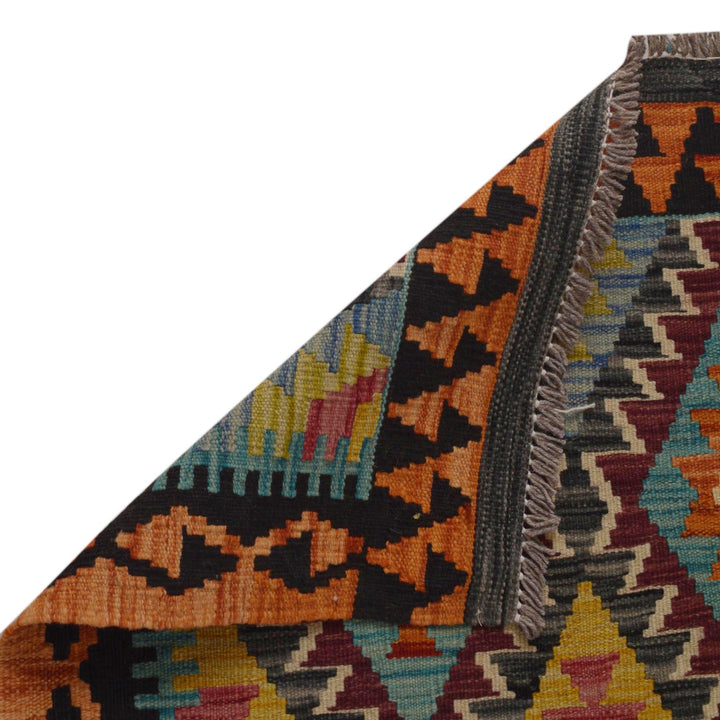 Handmade Vegetable Kilim 3' 6" x 4' 9" - No. AL99267