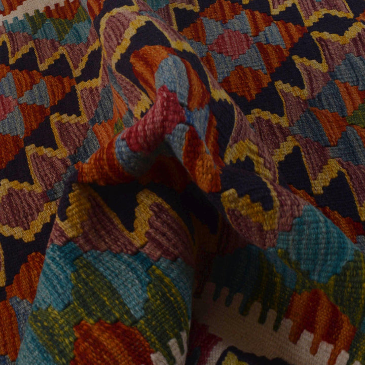 Handmade Vegetable Kelim 3' 3" x 4' 11" - No. AL70964