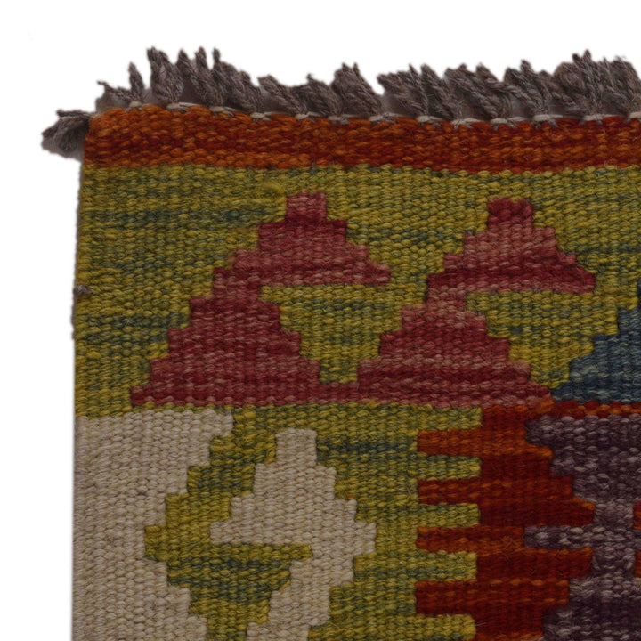 Handmade Turkish Design Wool Kilim 3' 5" x 5' 1" - No. AL43315