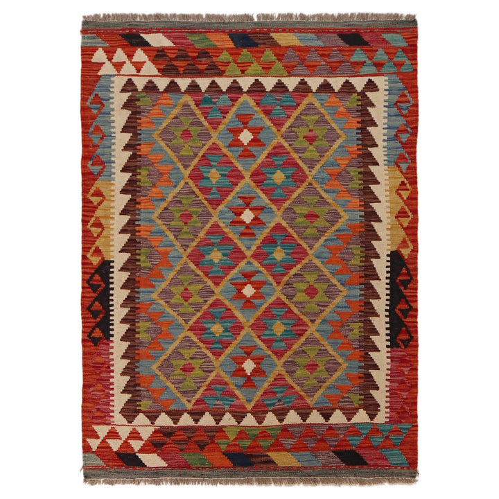 Small Size Chobi Kilim 3' 3" x 4' 8" - No. AL51840
