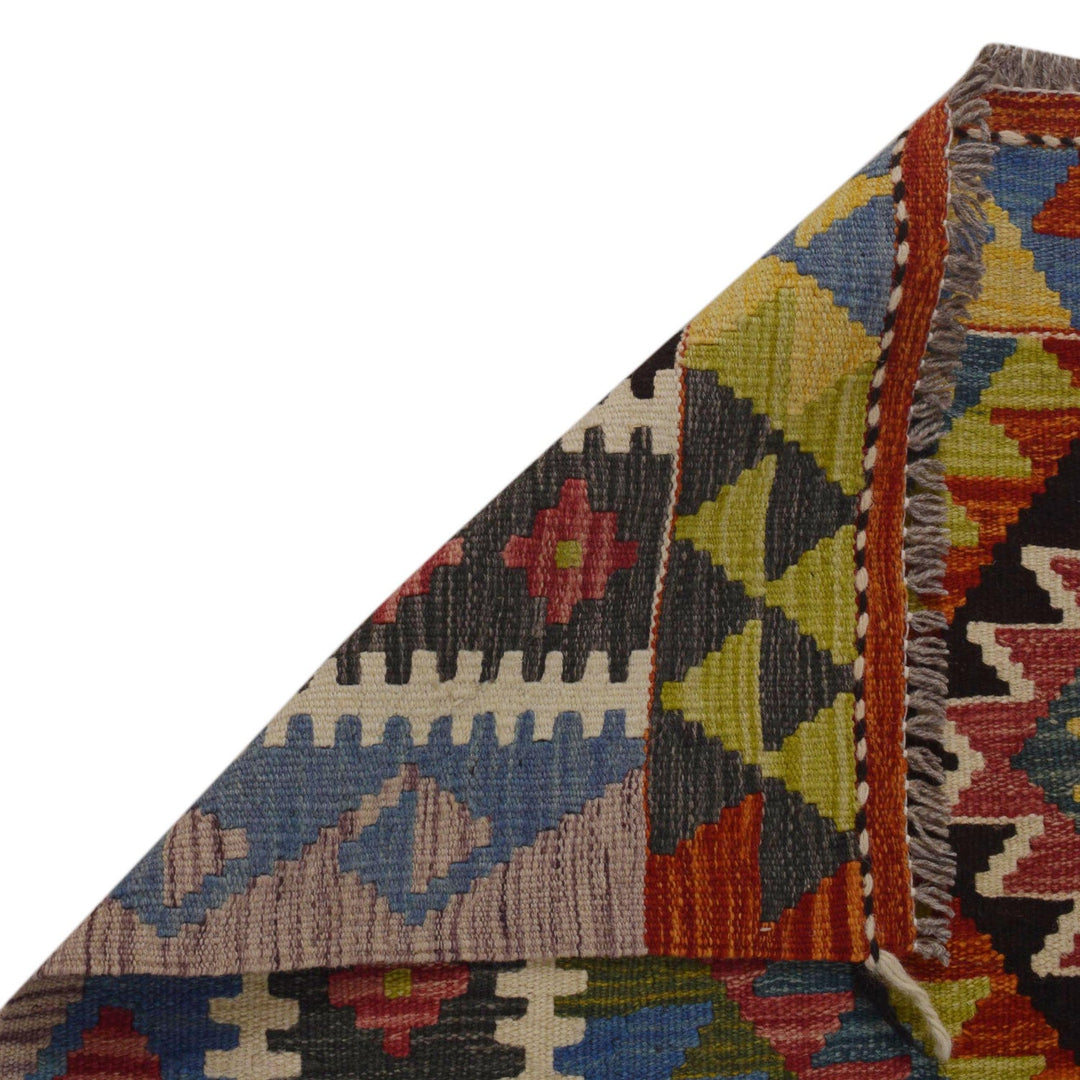 Hand Knotted Flatweave Kilim 3' 5" x 4' 11" - No. AL23419