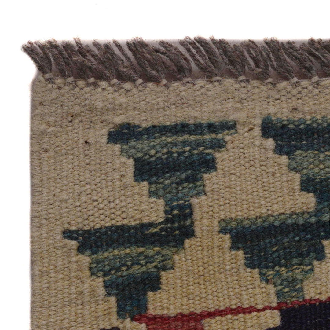 Handmade Afghan Vegetable Kilim 3' 3" x 5' 4" - No. AL79352