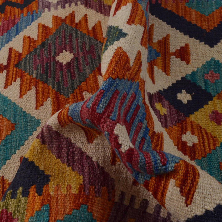Hand Made Afghan Kilim 3' 3" x 5' 2" - No. AL71831
