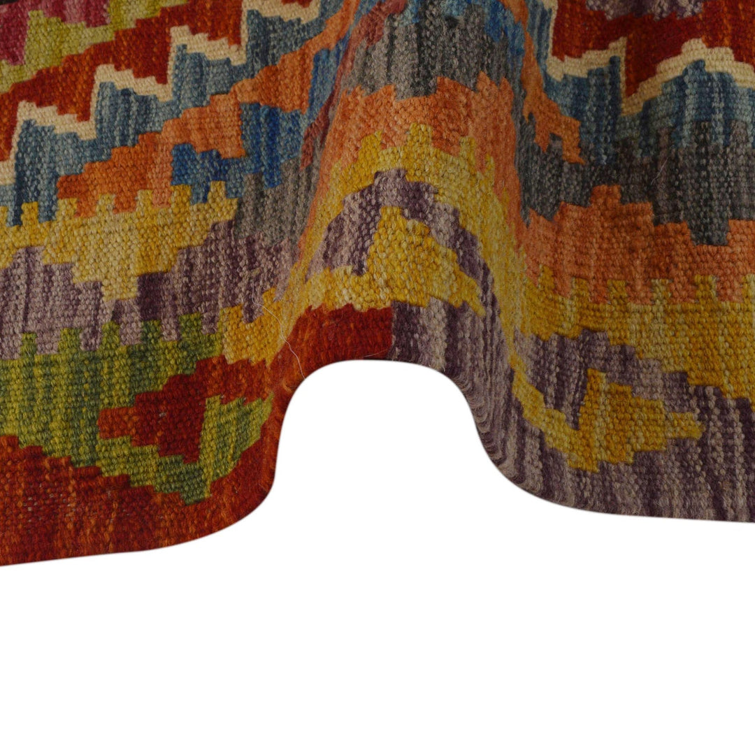 Handmade Vegetable Kilim 3' 6" x 4' 11" - No. AL18757