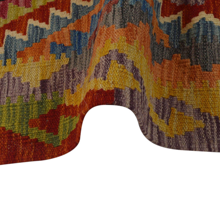 Handmade Vegetable Kilim 3' 6" x 4' 11" - No. AL18757