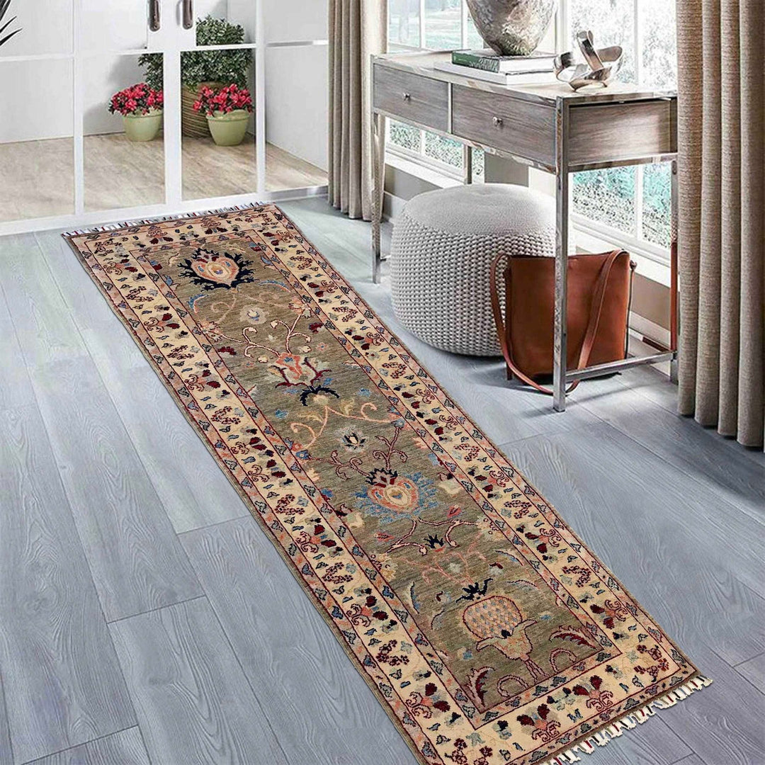Modern Sultani Carpet Runner 2' 7" x 8' 1" - No. AL19467