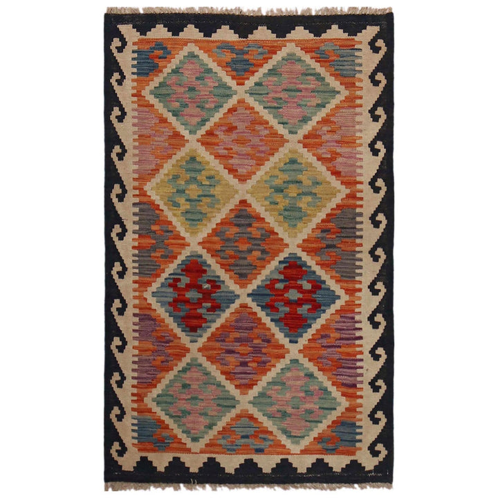 Handmade Vegetable Kilim 2' 9" x 4' 7" - No. AL63046