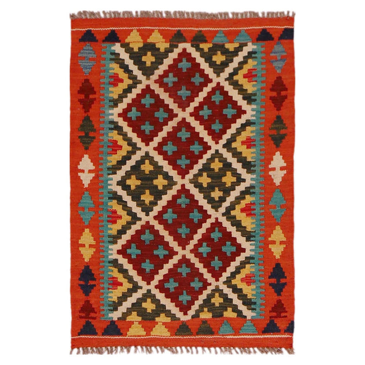 Small Size Chobi Kilim 2' 1" x 3' 0" - No. AL57154