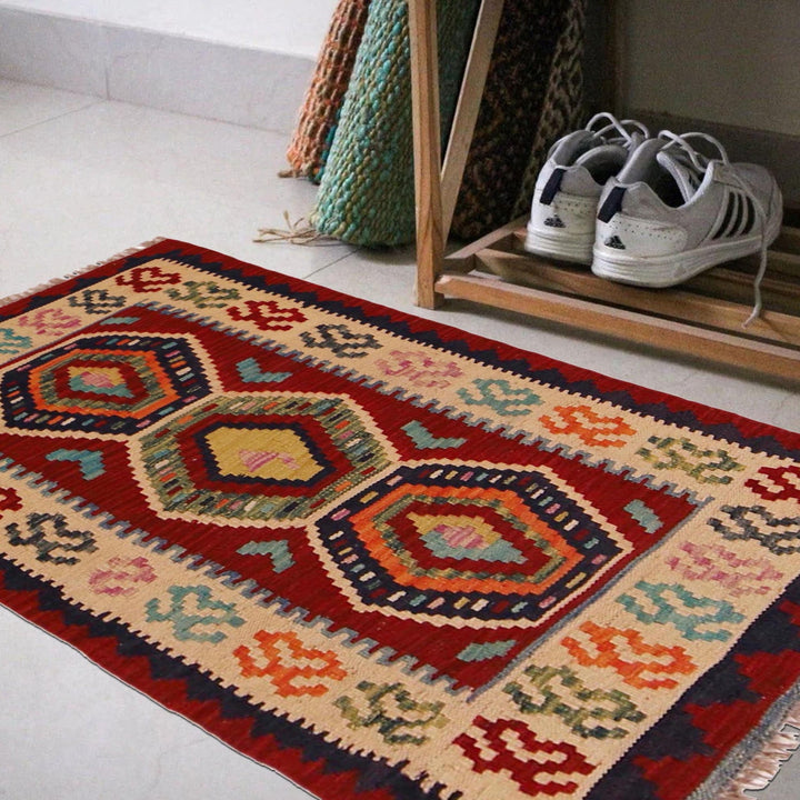Small Size Chobi Kilim 2' 2" x 3' 6" - No. AL39450