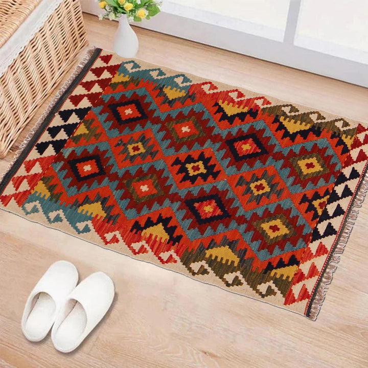 Hand Knotted Flatweave Kilim 2' 0" x 3' 4" - No. AL64421