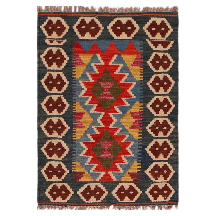 Small Size Chobi Kilim 1' 11" x 2' 9" - No. AL67835