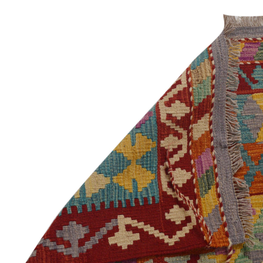 Handmade Vegetable Kilim 5' 9" x 8' 1" - No. AL89218