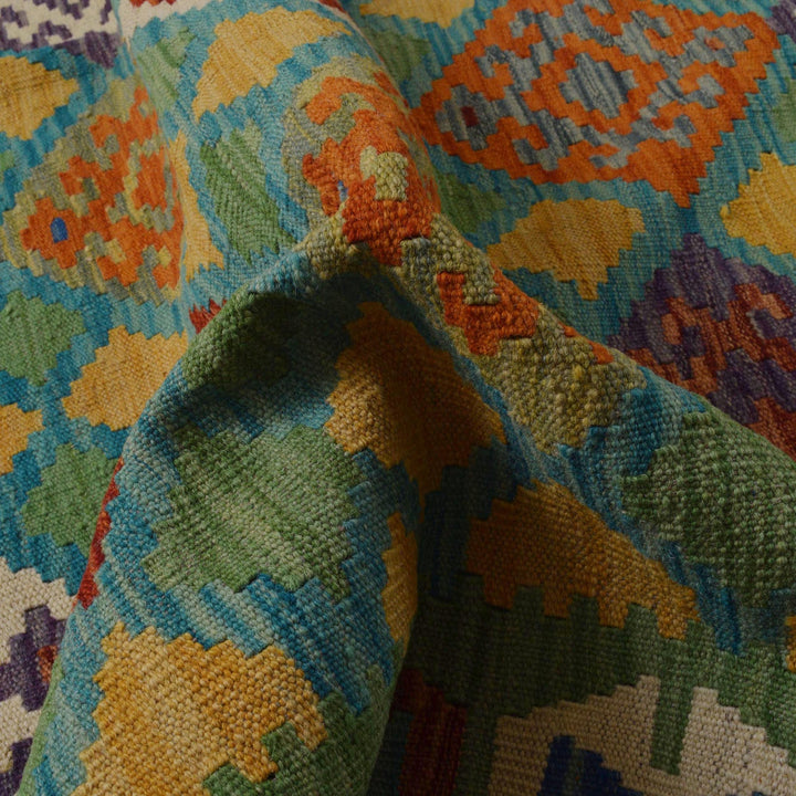 Handmade Vegetable Kelim 6' 1" x 8' 5" - No. AL47558