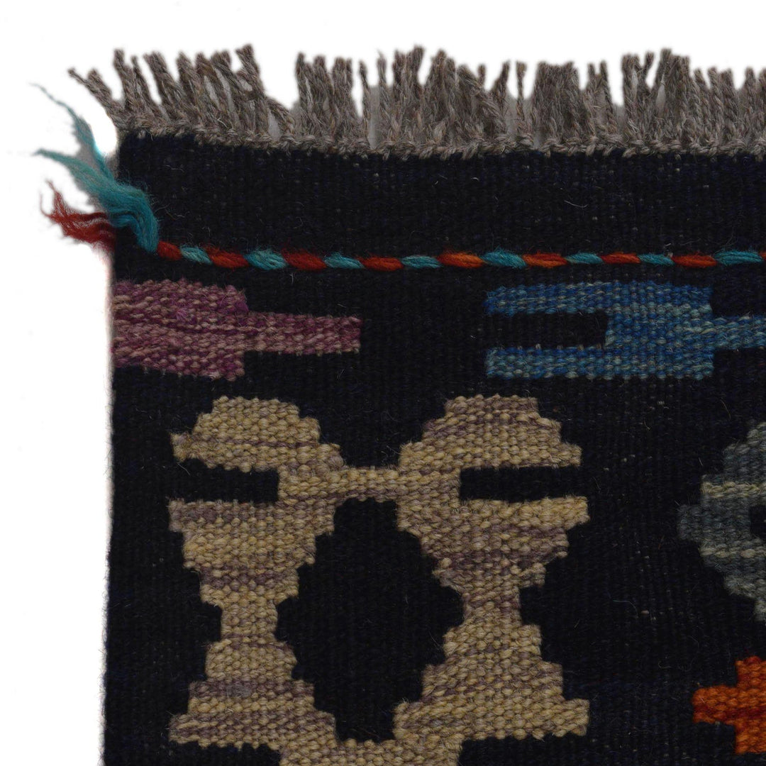 Handmade Turkish Design Wool Kilim 6' 1" x 8' 0" - No. AL74017