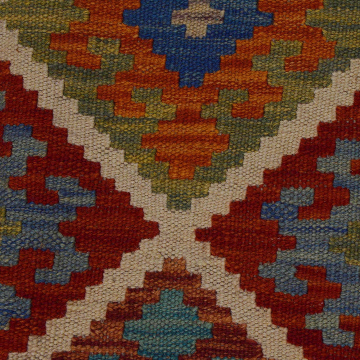 Handmade Turkish Design Wool Kilim 6' 1" x 8' 0" - No. AL74017