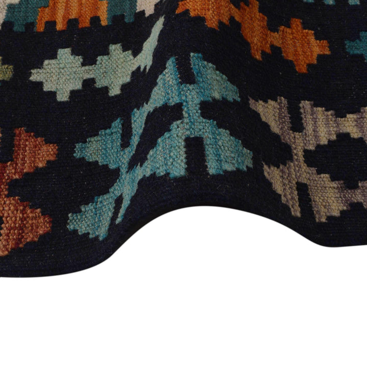 Handmade Turkish Design Wool Kilim 6' 1" x 8' 0" - No. AL74017