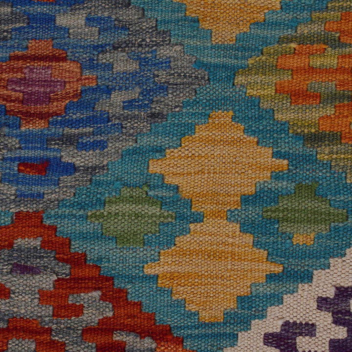 Handmade Afghan Vegetable Kilim 6' 0" x 8' 6" - No. AL23090