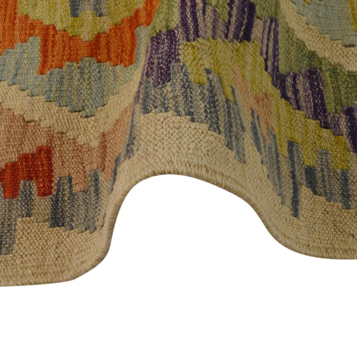 Handmade Turkish Design Wool Kilim 2' 7" x 4' 0" - No. AL52933