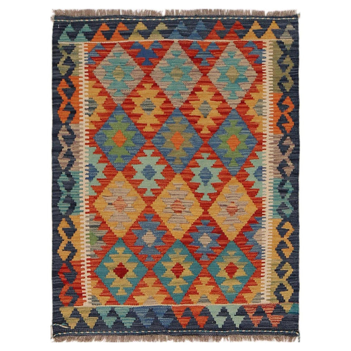 Small Size Chobi Kilim 2' 10" x 3' 9" - No. AL16139