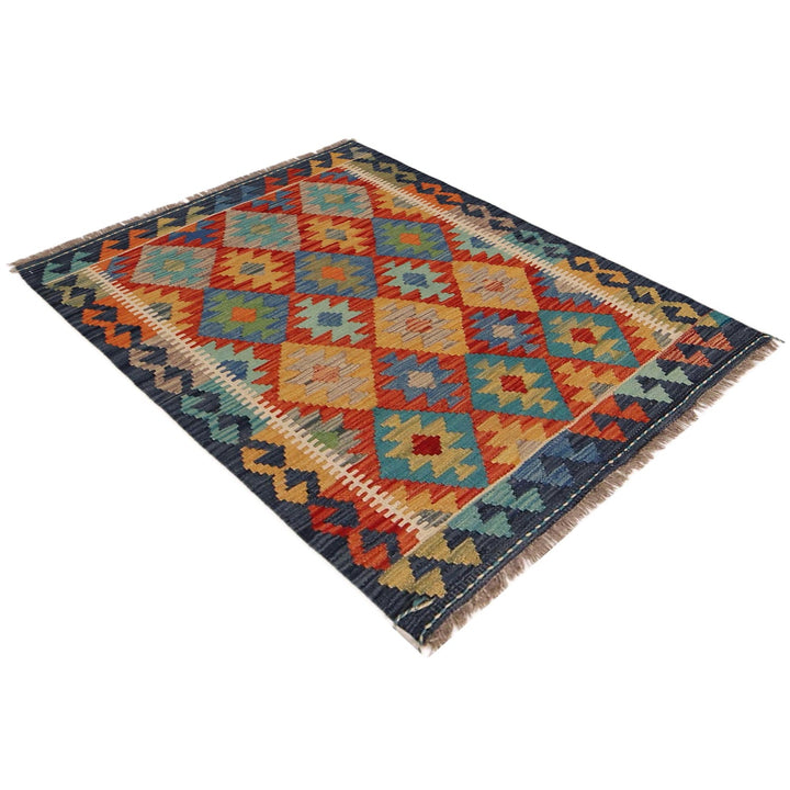 Small Size Chobi Kilim 2' 10" x 3' 9" - No. AL16139