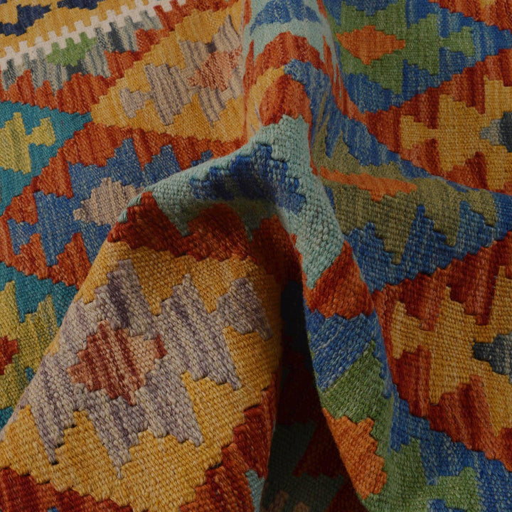 Small Size Chobi Kilim 2' 10" x 3' 9" - No. AL16139