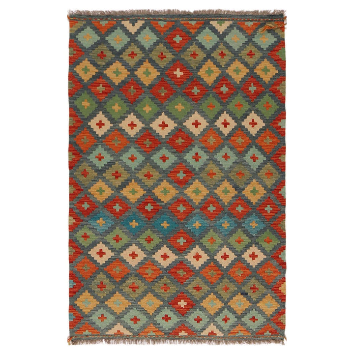 Small Size Chobi Kilim 3' 5" x 5' 1" - No. AL45394