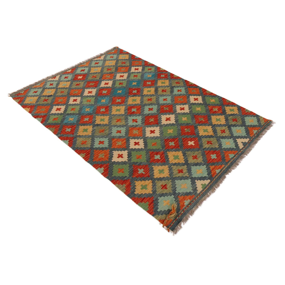 Small Size Chobi Kilim 3' 5" x 5' 1" - No. AL45394