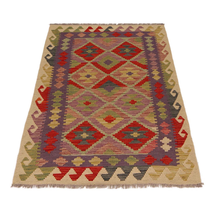 Hand Knotted Flatweave Kilim 3' 3" x 4' 10" - No. AL38535