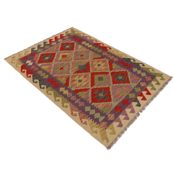 Hand Knotted Flatweave Kilim 3' 3" x 4' 10" - No. AL38535