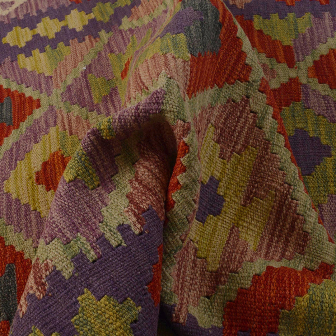 Hand Knotted Flatweave Kilim 3' 3" x 4' 10" - No. AL38535