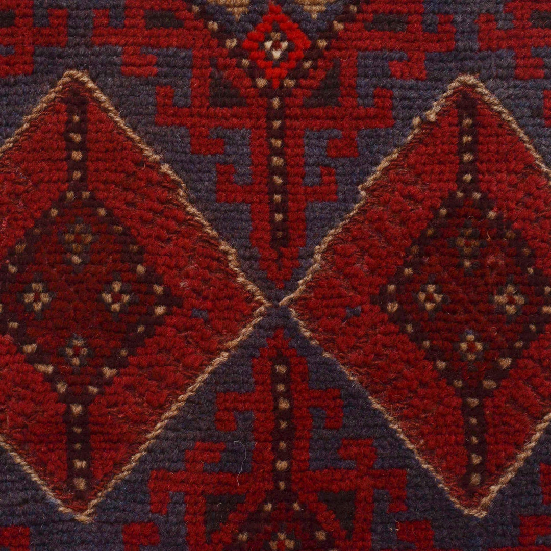 Red Color Mashwani ShortRunner 2' 1" x 8' 2" - No. AL17179