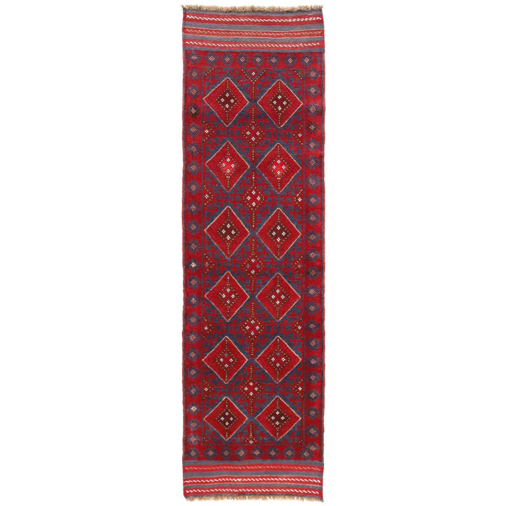 Handmade Afghan Runner Rug 2' 3" x 7' 11" - No. AL30986