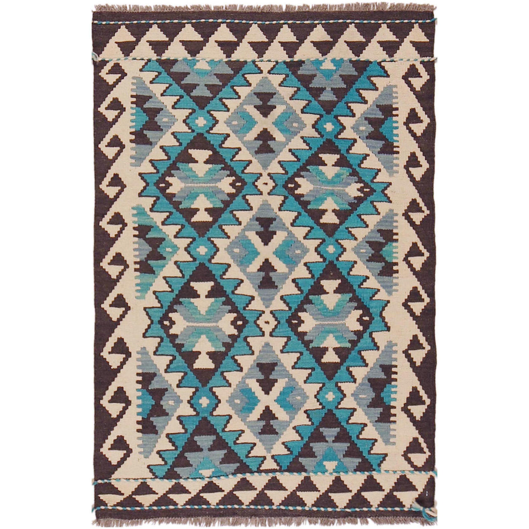 Hand Knotted Flatweave Kilim 2' 10" x 4' 4" - No. AL22031