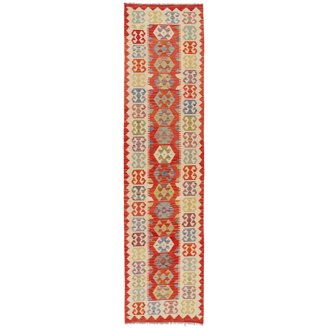 Handmade Vegetable Kelim Runner 2' 10" x 12' 9" - No. AL31210
