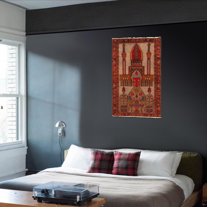 Fine Quality Prayer Rug 2' 10" x 4' 7" - No. AL89424