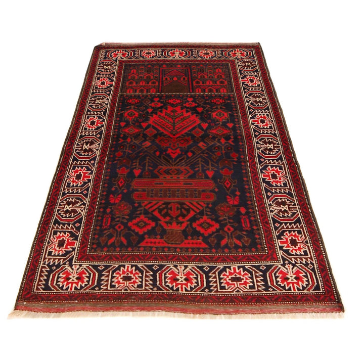 Muslim Prayer Rug 2' 11" x 4' 11" - No. AL49239