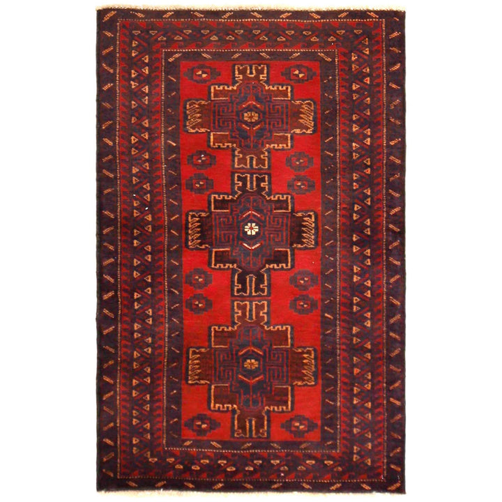 Tribal Baloch Rug 2' 9" x 4' 6" - No. AL55682