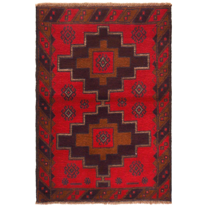 Baluch Small Size Rug 2' 11" x 4' 4" - No. AL90681