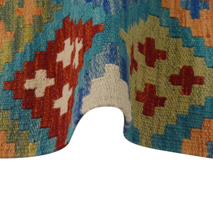 Handmade Vegetable Kilim Runner 1' 8" x 4' 11" - No. AL74016